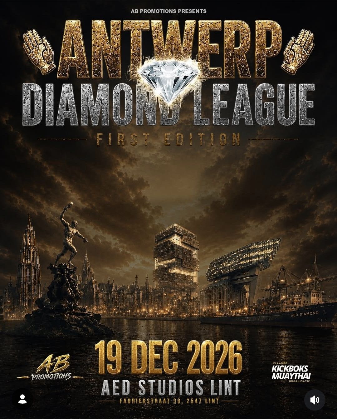 Poster Gala A in Ribbon Antwerp Diamond League